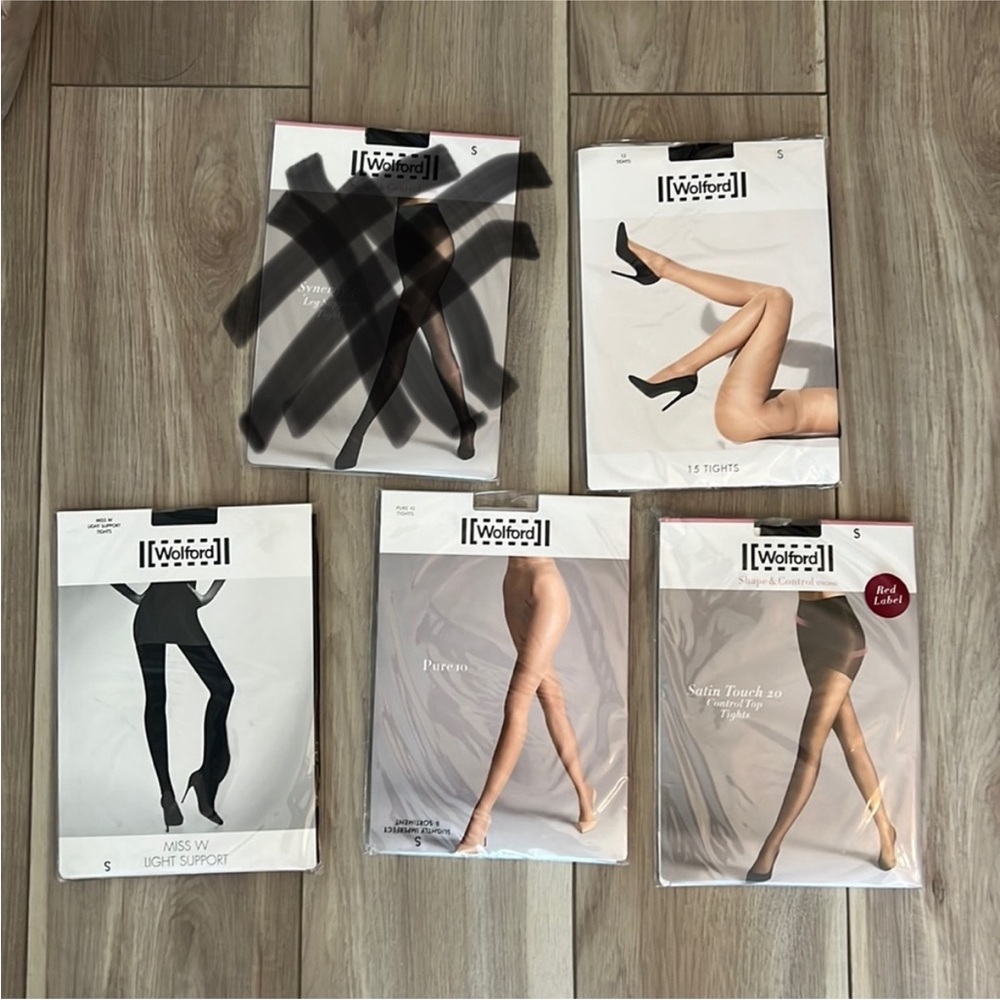 FOUR NWT various Wolford leggings